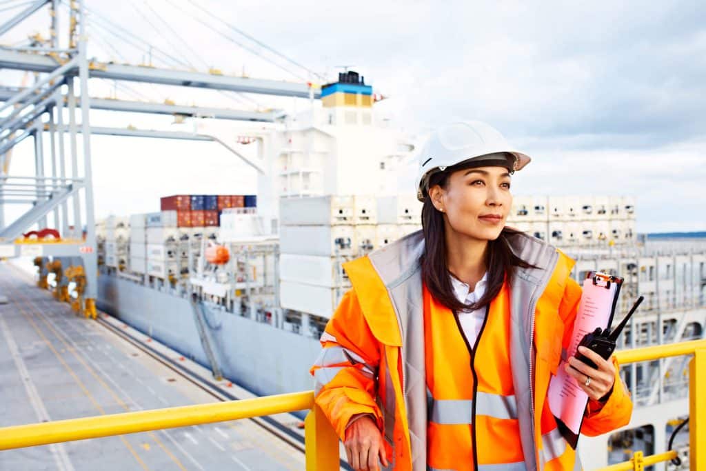 What are the advantages of having a port intelligence service in your operations?