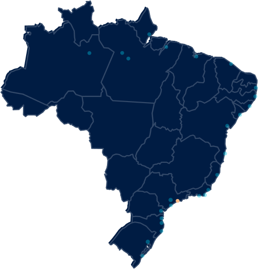Estaleiro instalado estrategicamente no Porto de Santos/SP