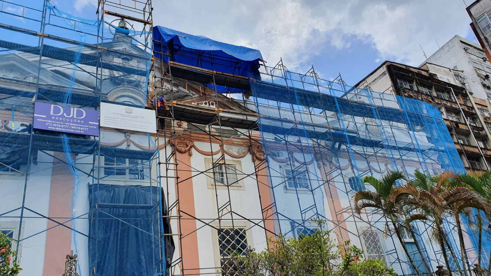 Requalificação do palacete sede da Associação Comercial da Bahia será concluída até 2023