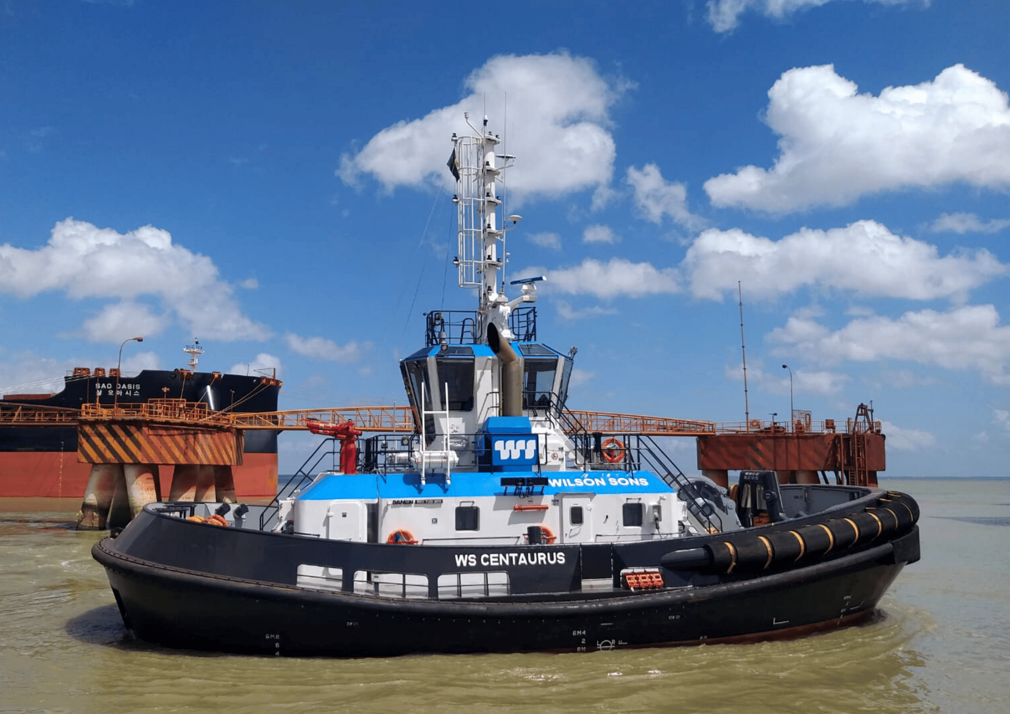 Wilson Sons’ new tugboat starts operation in São Luís port complex