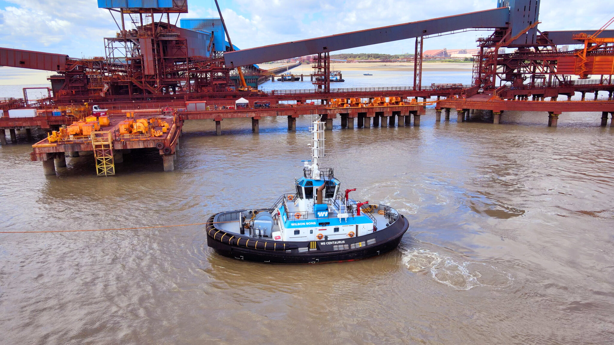 Wilson Sons has carried out more than 500 manoeuvres with “WS Centaurus”, Brazil’s first tug equipped with more sustainable technologies